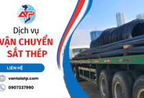 Vận chuyển sắt thép đường dài tận nơi tại Vận Tải ATP
