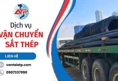 Vận chuyển sắt thép đường dài tận nơi tại Vận Tải ATP