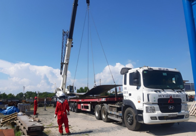 Dich vụ vận tải thép tấm tại Bình Chánh