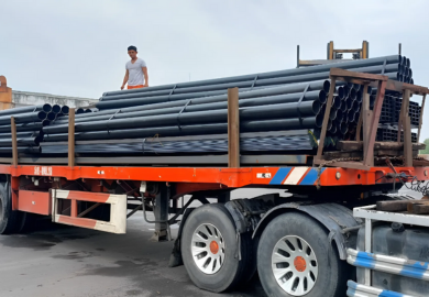 Dich vụ vận tải sắt ống tại Long An